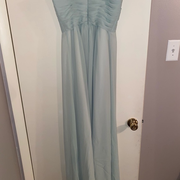 Camille pa vie mint green chiffon bridesmaid dress - Picture 6 of 8